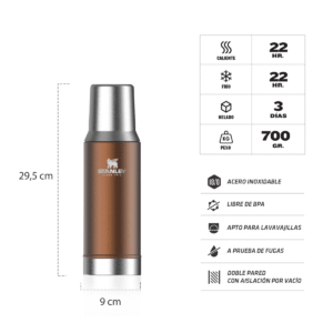 TERMO MATE SYSTEM 800 ML COBRE - STANLEY