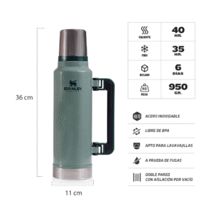 STANLEY CLASICO XL 1,4 LTS VERDE